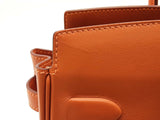 Hermes Shadow Birkin 25 Potiron Orange Swift Palladium Handbag Do0425oxzxzde