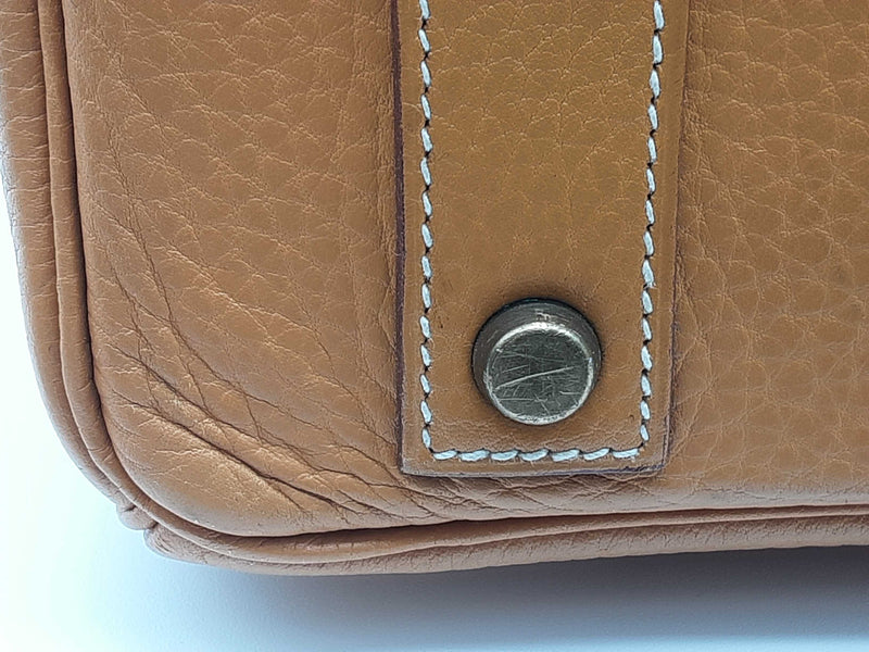 Hermes Birkin 40 Gold Tan Clemence Gold Hardware Handbag Do0424csxzde