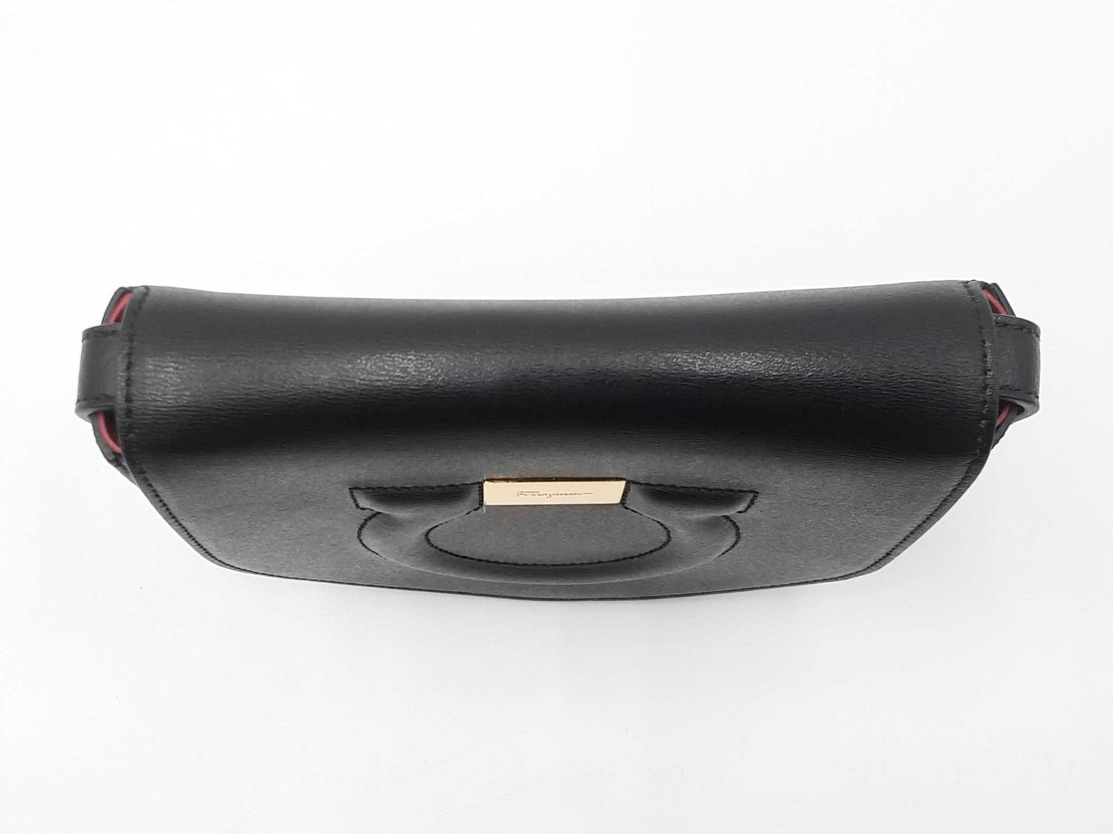 Ferragamo ブラック ミュール 保存袋付き Salvatore Ferragamo Gancini City Crossbody Bag In Black Leather