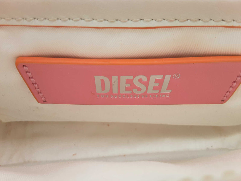 Diesel 1 Dr Pink Leather Crossbody Bag Sd0725orzde