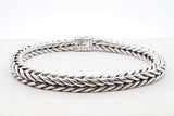 John Hardy Kami Chain Bracelet In Sterling Silver 54.5 Gram 8.5 Inch Fw1026lordu