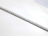 2.34cttw Lab Grown Diamond Tennis Bracelet 10k White Gold 4g 7 Inch Eb0526iirdu