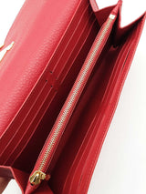 Louis Vuitton Capucines Wallet In Red Taurillon Leather Fw1225lrxdu