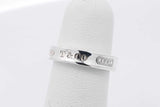 Tiffany & Co. 1837 Sterling Silver Band Ring 3.6 Grams Size 4 Eb0326lxzsa