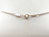 Tiffany & Co. Elsa Peretti Open Heart 0.925 Silver Lariat 19 In Do0624oxzde