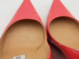 Jimmy Choo Hot Pink Patent Leather Pumps Size 36.5 Eb0626crsa