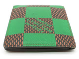 Louis Vuitton Green Damier Coated Canvas Leather Bifold Wallet Do0925oxzde