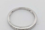 0.12cttw Princess Cut Diamond Ring In 14k White Gold 2 Grams Size 7 Eb0926loxsa