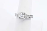 0.81cttw Diamond Ring In 14k White Gold 5.4 Grams Size 7.25 Eb0126sxzdu