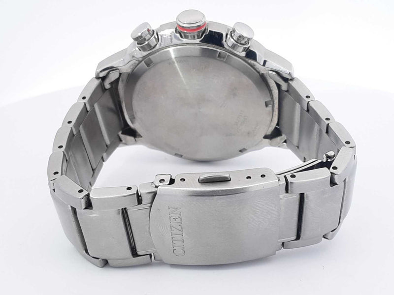Citizen Eco-drive Chronograph Stainless Steel Watch Aa1025lzxsa