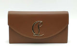 Christian Louboutin Loubi54 Brown Leather Crossbody Clutch Eb1026wrxsa