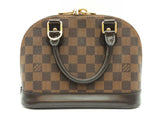 Louis Vuitton Alma Bb Damier Ebene Handbag Sd1225szxde