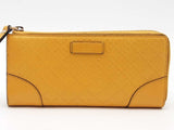 Gucci Bright Diamante Zippy Yellow Wallet Aa0826crsa