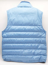 Moncler Gui Packable Blue Down Gilet Quilted Vest Size 5 Do0926lxzde