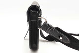 Christian Dior Black Leather Saddle Bag Eb0426erxsa