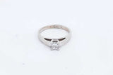 Approx. 0.5ctw Diamond Ring In 14k White Gold 3.5 Grams Size 7 Eb0824wrxdu