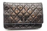 Chanel Aged Striped Leather Reissue Wallet On A Chain Eb0626lpxzde