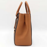 Michael Kors Mk Monogram Coated Canvas Kellen Satchel Sd0726izdu
