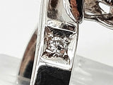 0.51 Cttw Natural Diamonds 14k White Gold 5.1g Flower Ring Size 5 Do0526irxde