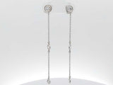Tiffany & Co. Elsa Peretti Diamonds By The Yard Platinum Earrings Eb0626lxxzsa