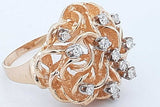 0.6cttw Diamond Ring In 14k Yellow Gold 12.5 Grams Size 8.25 Eb0926lxxzde