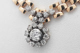 1.52cttw Diamond Pendant Necklace In 14k Yellow Gold 23.4g 16 Inch Eb0826ocxzsa