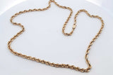 10k Yellow Gold Rope Chain 26.4 Grams 24 Inch Eb1125exzdu