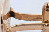 14k Yellow Gold Cuff Links With Diamonds 10.2 Grams Eb0826lwxzde