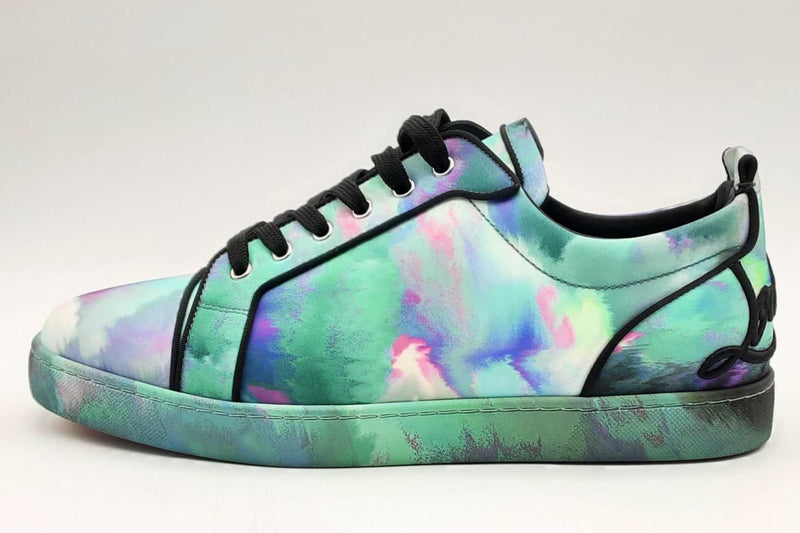 Christian Louboutin Louis Junior Melancholia Print Sneakers Size 46 Eb1224oorsa