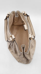 Gucci Sukey Medium Tote Bag In Mystic White Guccissima Leather Fw1125lrxdu