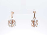 Diamond, Quartz, & 14k Yellow Gold Drop Earrings 4.4 Grams Fw05260olrdu