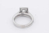 1.1cttw Diamond Ring In 14k White Gold 6.1 Grams Size 5.5 Eb0425srxsa
