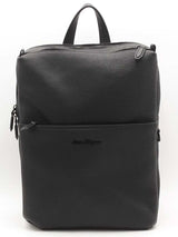 Salvatore Ferragamo Leather Backpack Black Aa0825wxzsa