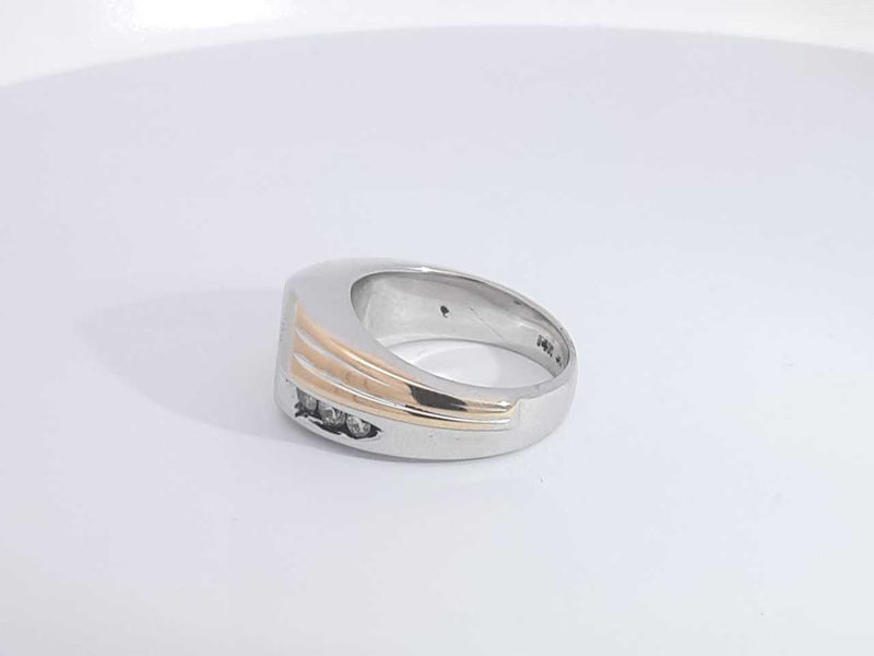 0.68 Cttw Diamond 14k Yellow And White Gold Ring 9.8 Grams Size 8 Aa0825ixzsa