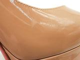 Christian Louboutin Lady Peep Nude Patent Leather Heels Size Eu 37 Do0625lrxde