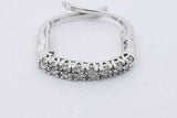 0.16cttw Diamond 14k White Gold Hoop Earrings 2.6 Grams Eb0626lexsa