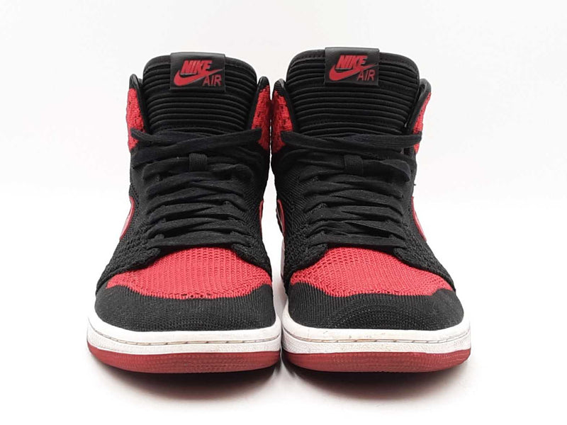 Nike Air Jordan 1 Retro Og Flyknit "Bred" Sneakers Size 9.5 Fw0225izdu