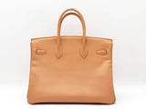 Hermès Birkin 35 Gold Courcheval Leather Gold Hardware Handbag Fw0125ezxzdu
