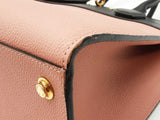 Louis Vuitton Pink & Black Taurillon City Steamer Top Handle Bag Eb0426lpxzde