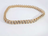 1.47 Cttw Diamond 14k Yellow Gold 13 Grams Tennis Bracelet 7 In Aa0825izxsa