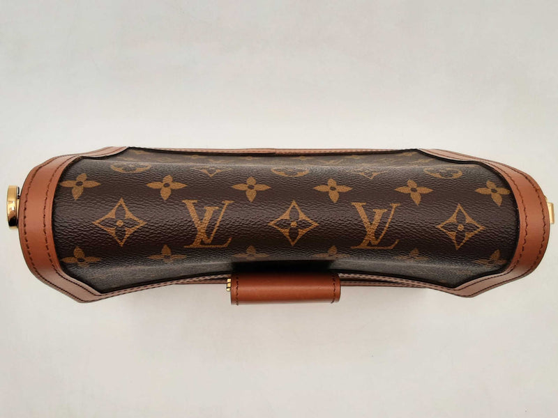 Louis Vuitton Dauphine Mm Reverse Monogram Brown Handbag Aa0525ezxsa