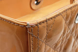 Christian Dior Lady Dior Cannage Patent Leather Tote Bag Eb0826cxzde
