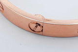 Cartier 18k Rose Gold Love Bracelet 31.9 Grams Size 17 Eb0326wxxzdu