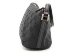 Gucci Black Gg Monogram Canvas Boat Pochette Eb0826lxzsa
