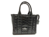 Marc Jacobs The Croc Embossed Black Micro Tote Bag Sd0726lzxdu