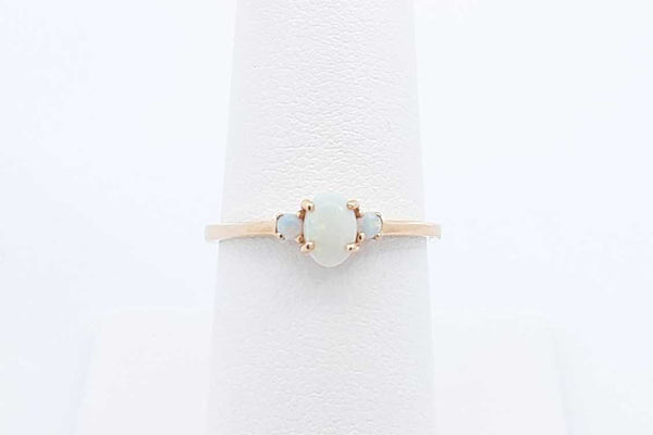 Opal Ring In 14k Yellow Gold 1.9 Grams Size 7 Eb1124lxzdu