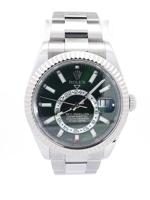 Rolex Sky-dweller 42mm Oyster Perpetual Mint Green Watch Sd0425lpzxzsa