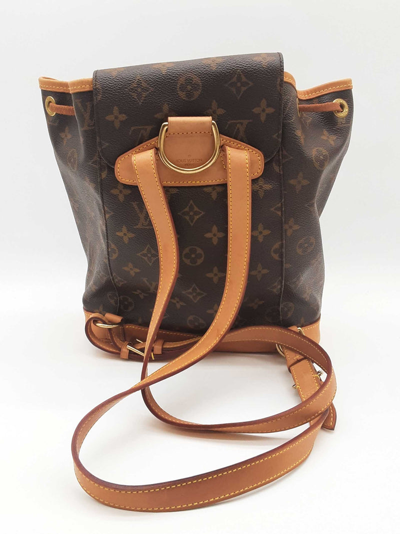 Louis Vuitton Montsouris Mm Monogram Canvas Backpack Sd0925pzxde