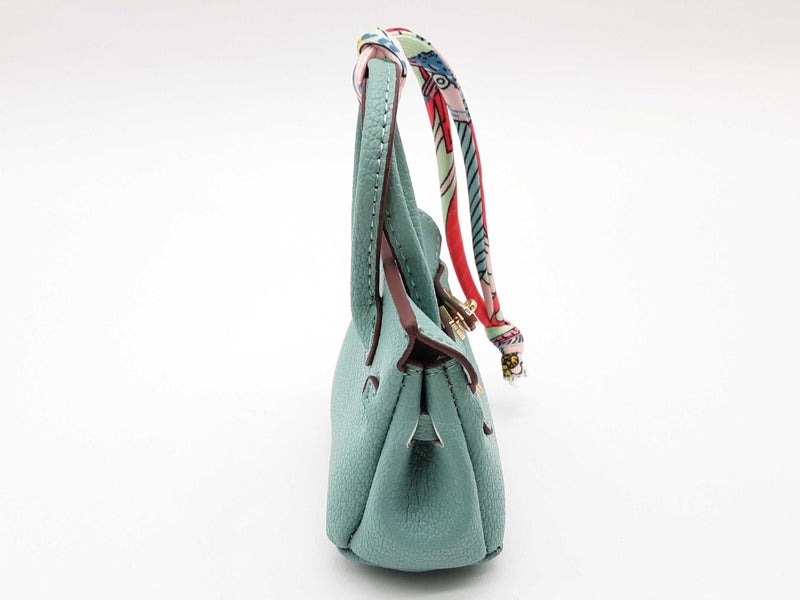 Blue Teal Mini Bag Charm Do0725ide