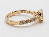1.5 Cttw Lab Grown Diamonds 14k Yellow Gold 3.05g Ring Size 7 Do0726crxde